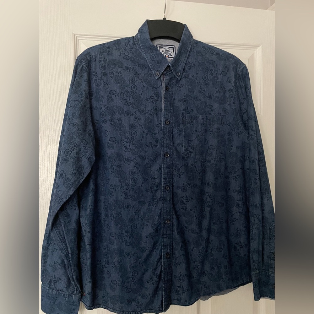 Men’s Blue Denim Shirt